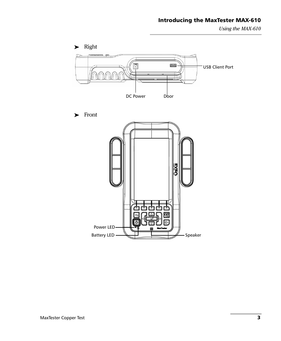 EXFO MaxTester MAX-610 User Manual | Page 11 / 281