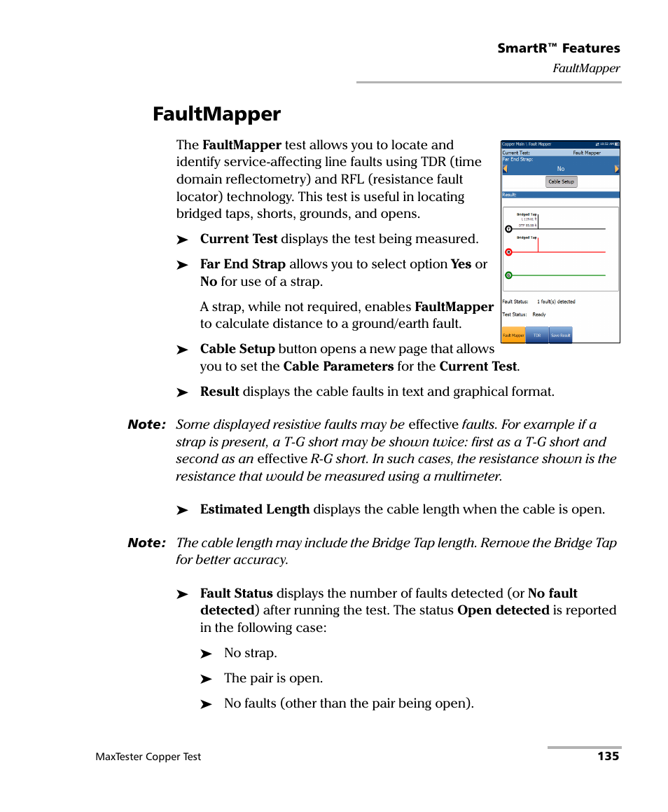 Faultmapper | EXFO MaxTester MAX-610 User Manual | Page 143 / 281
