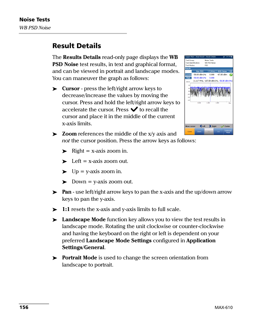 Result details | EXFO MaxTester MAX-610 User Manual | Page 164 / 281