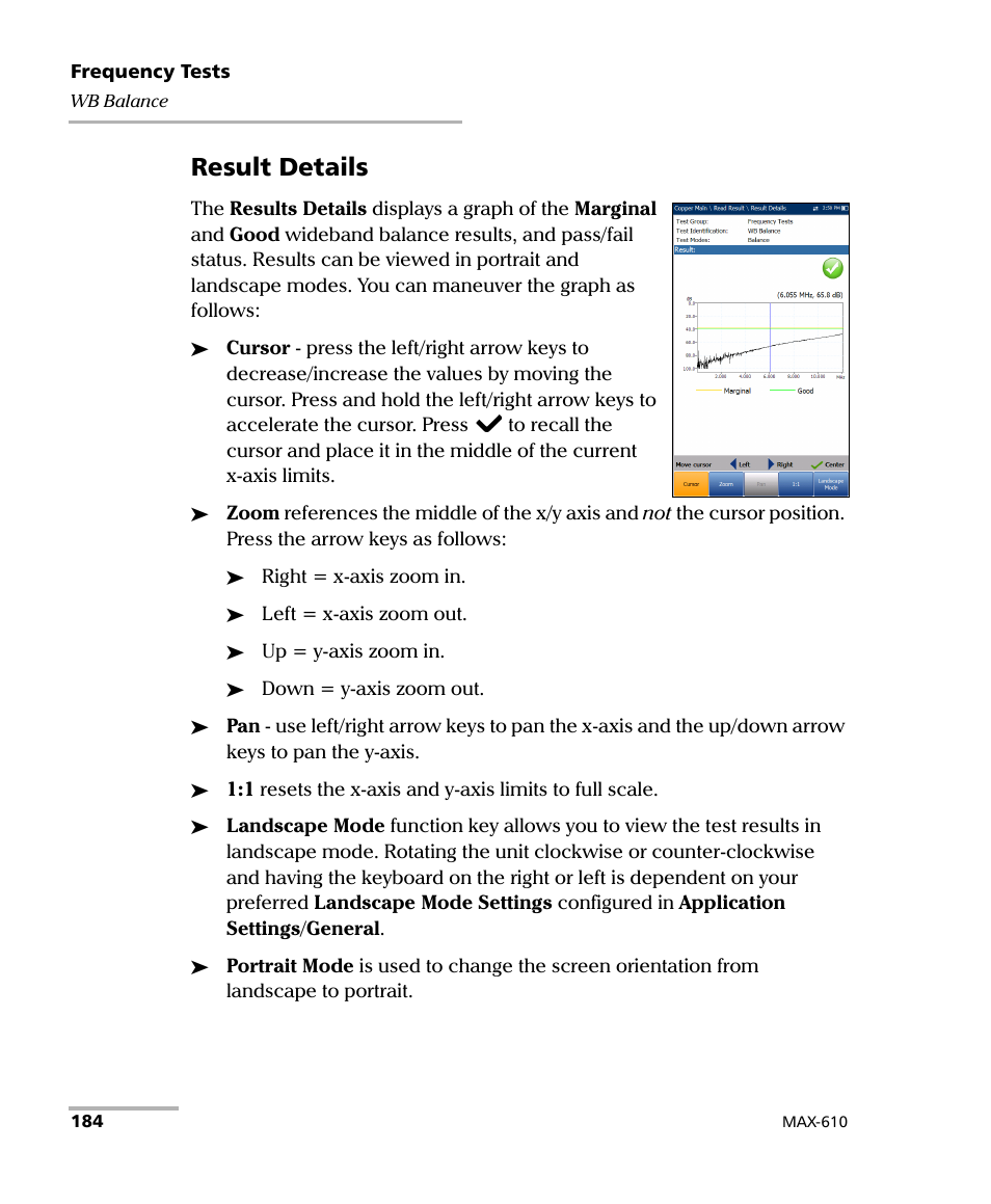 Result details | EXFO MaxTester MAX-610 User Manual | Page 192 / 281