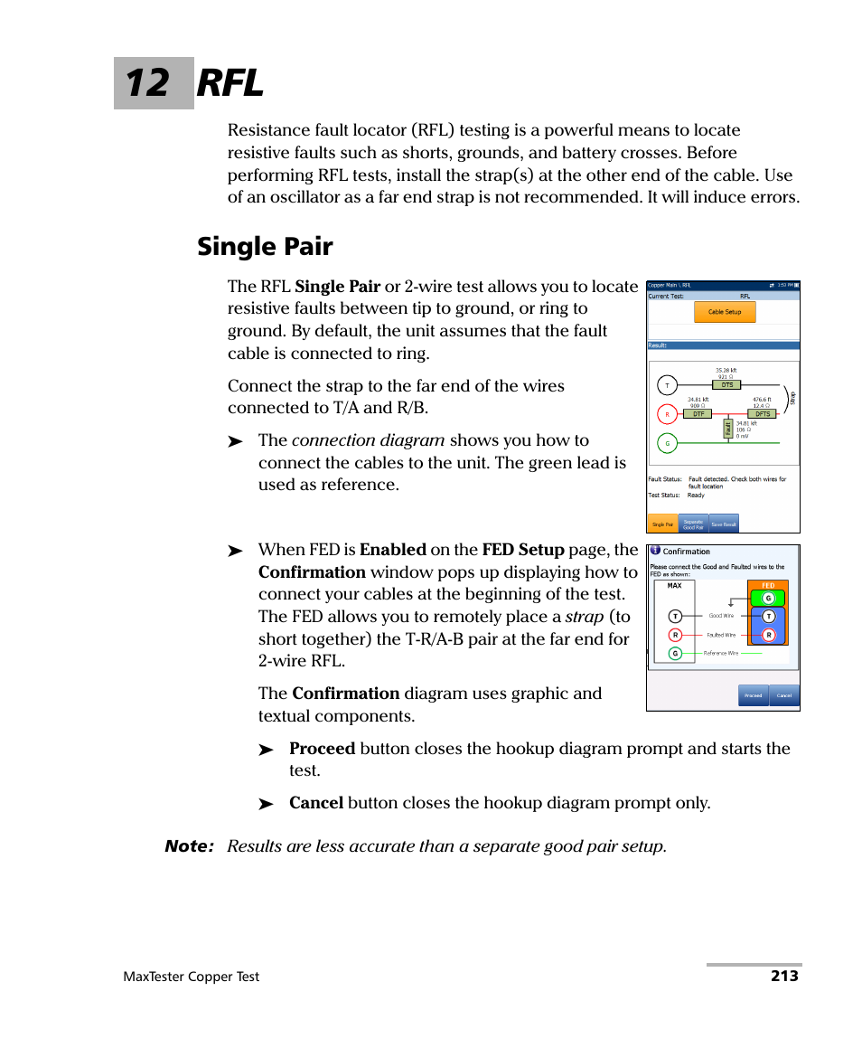 12 rfl, Single pair | EXFO MaxTester MAX-610 User Manual | Page 221 / 281