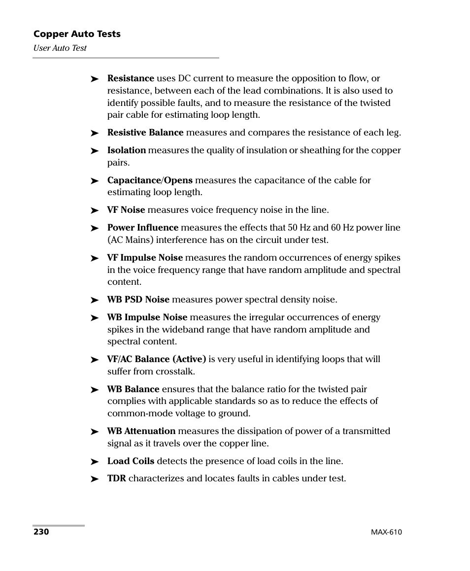 EXFO MaxTester MAX-610 User Manual | Page 238 / 281