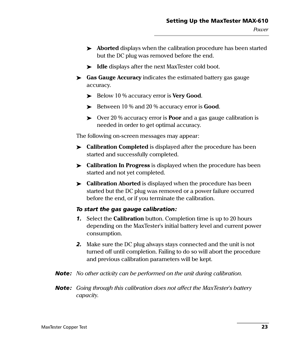 EXFO MaxTester MAX-610 User Manual | Page 31 / 281