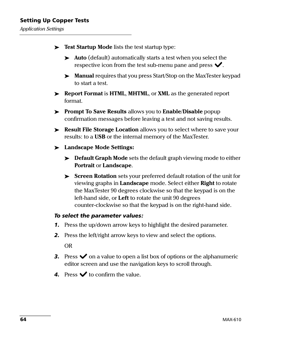 EXFO MaxTester MAX-610 User Manual | Page 72 / 281