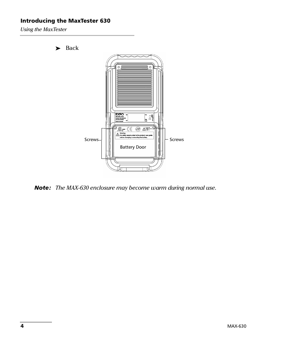 EXFO MaxTester MAX-630 User Manual | Page 10 / 135
