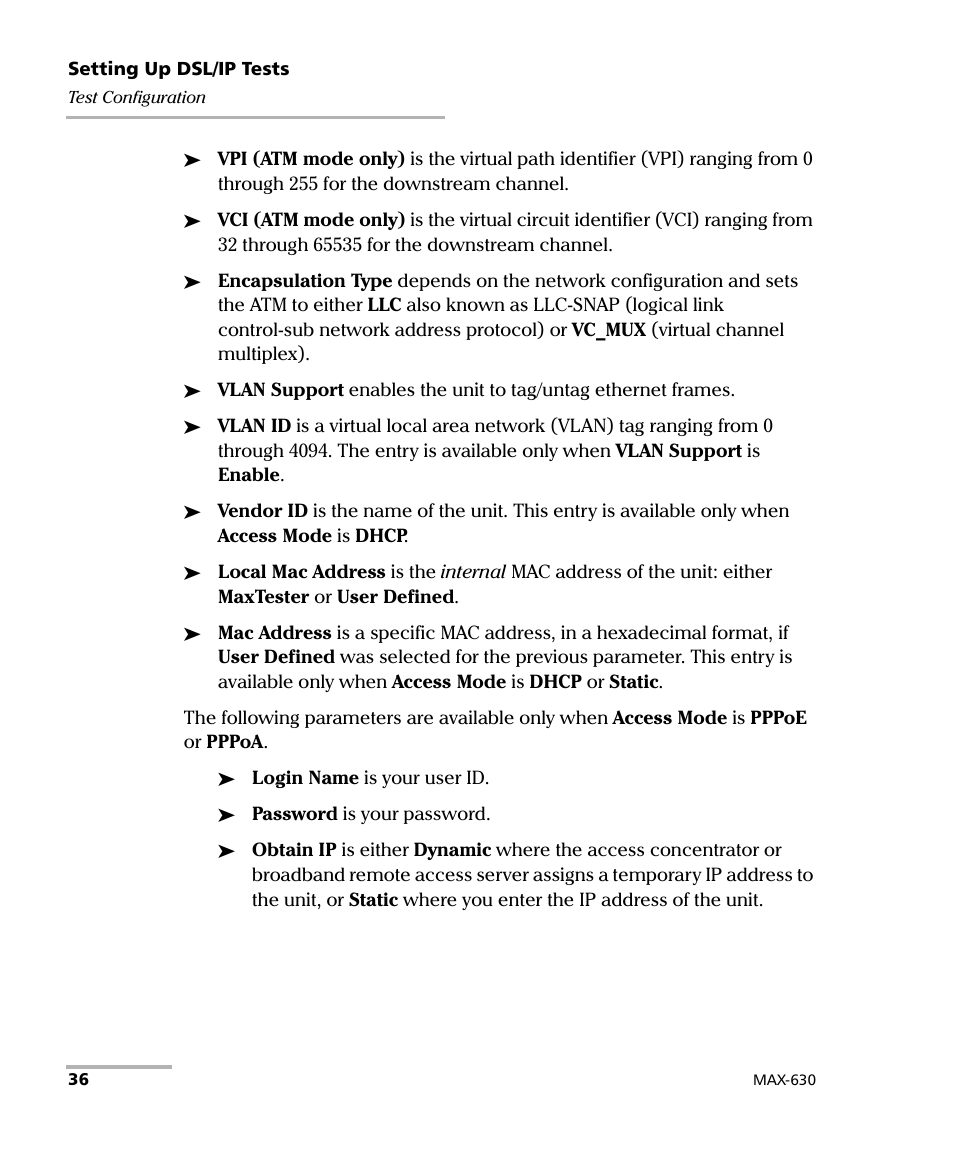 EXFO MaxTester MAX-630 User Manual | Page 42 / 135