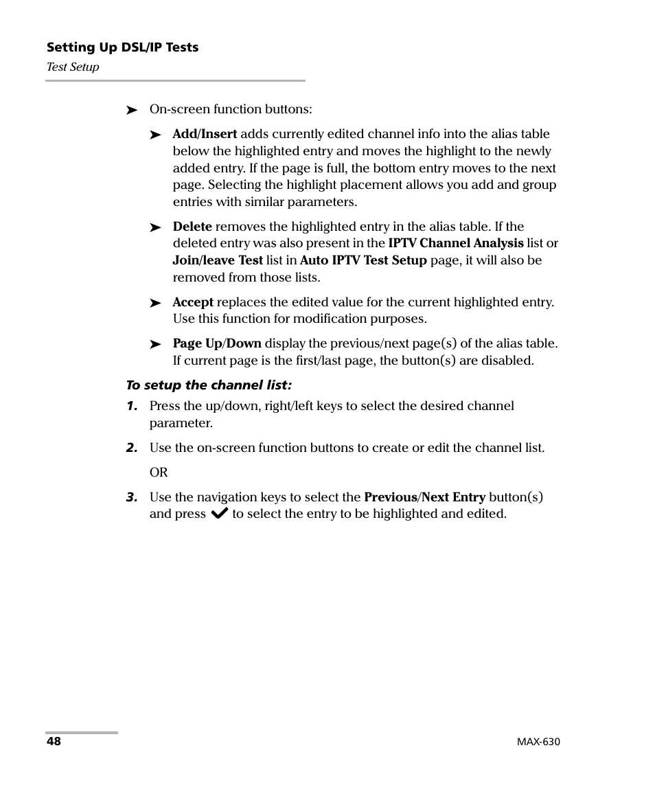 EXFO MaxTester MAX-630 User Manual | Page 54 / 135