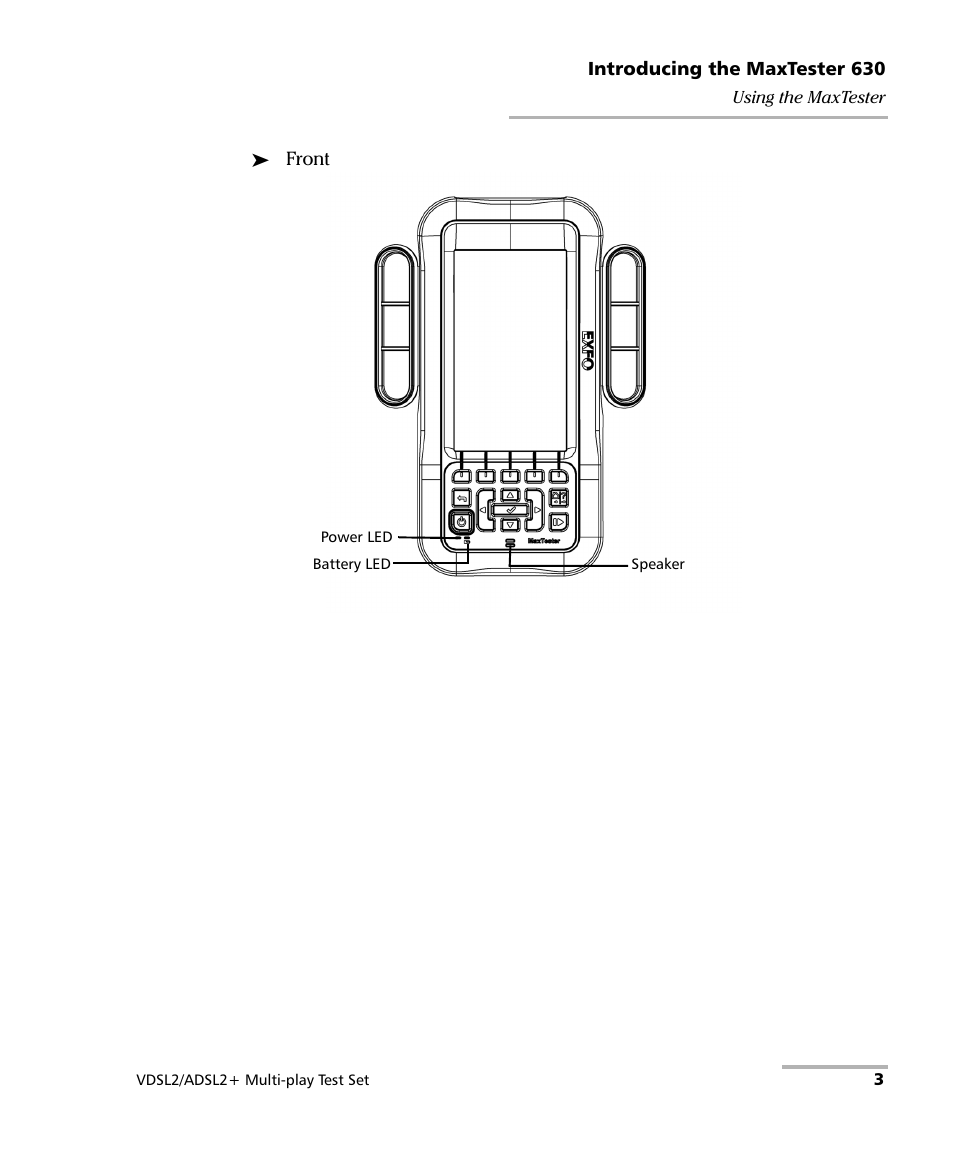 EXFO MaxTester MAX-630 User Manual | Page 9 / 135