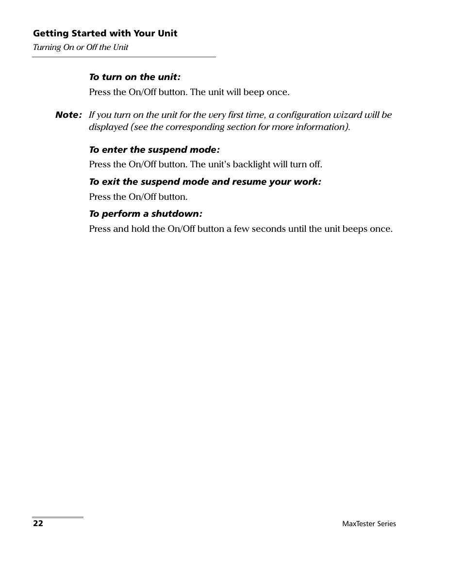 EXFO MaxTester Series User Manual | Page 32 / 175