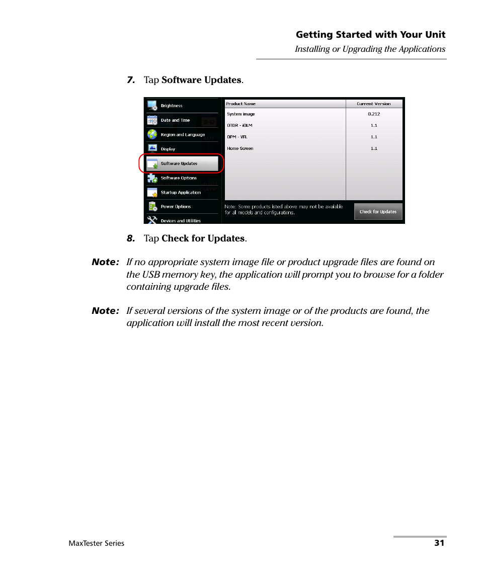 EXFO MaxTester Series User Manual | Page 41 / 175