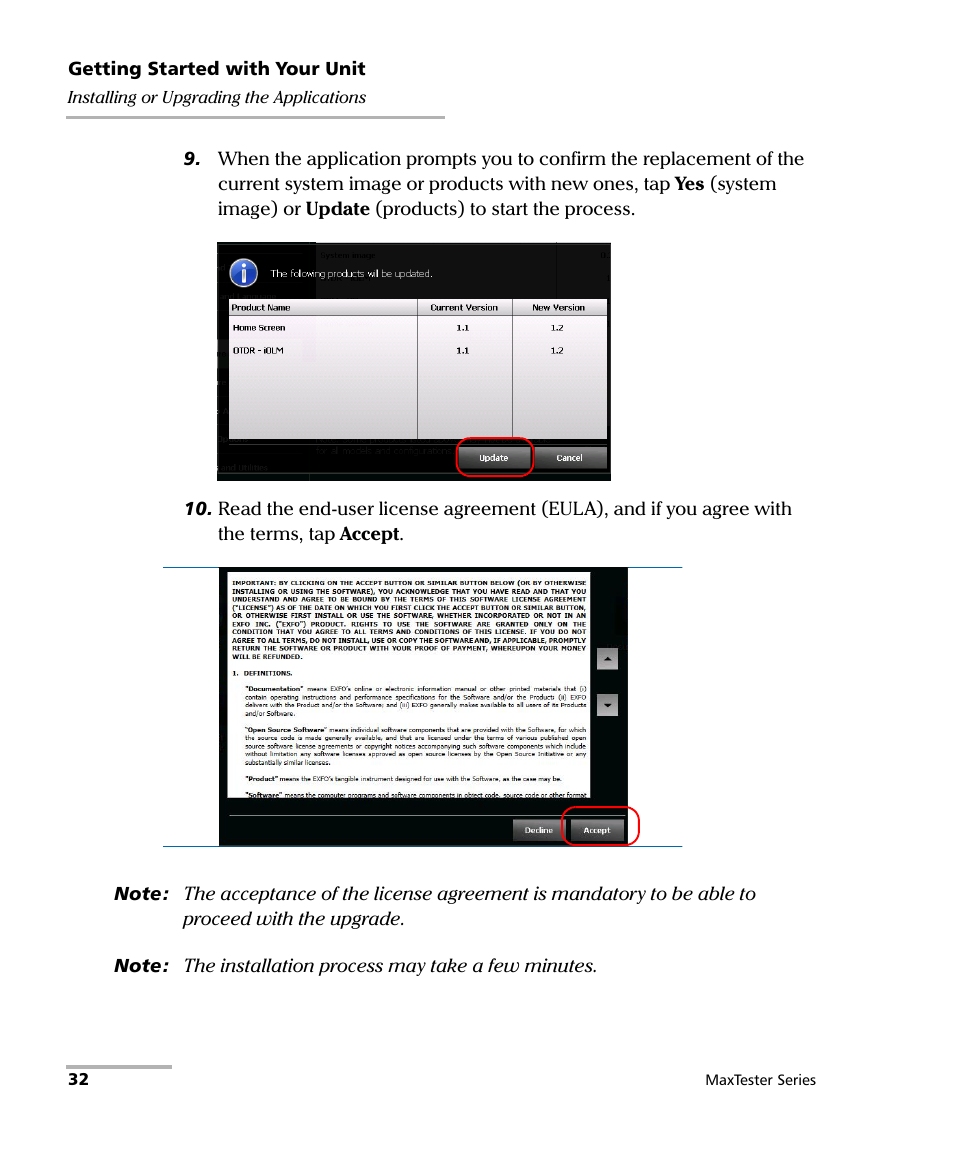 EXFO MaxTester Series User Manual | Page 42 / 175