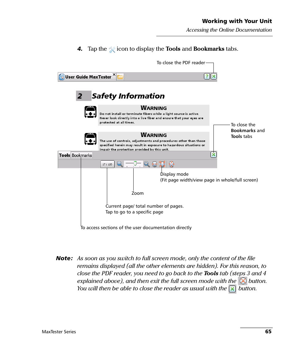 EXFO MaxTester Series User Manual | Page 75 / 175