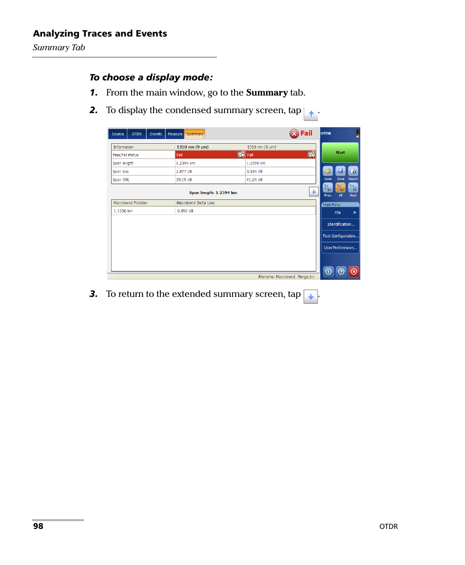 EXFO OTDR 2 User Manual | Page 106 / 219