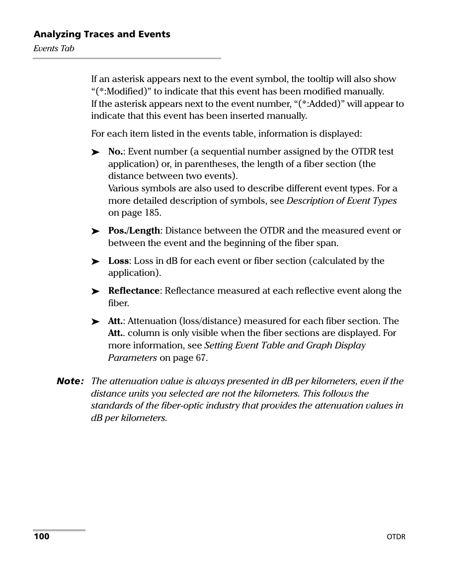 EXFO OTDR 2 User Manual | Page 108 / 219