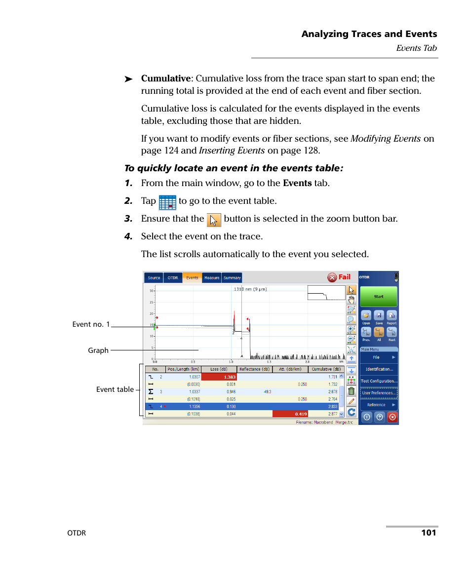 EXFO OTDR 2 User Manual | Page 109 / 219