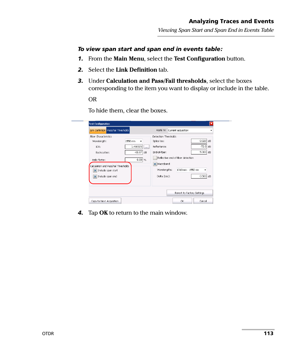 EXFO OTDR 2 User Manual | Page 121 / 219