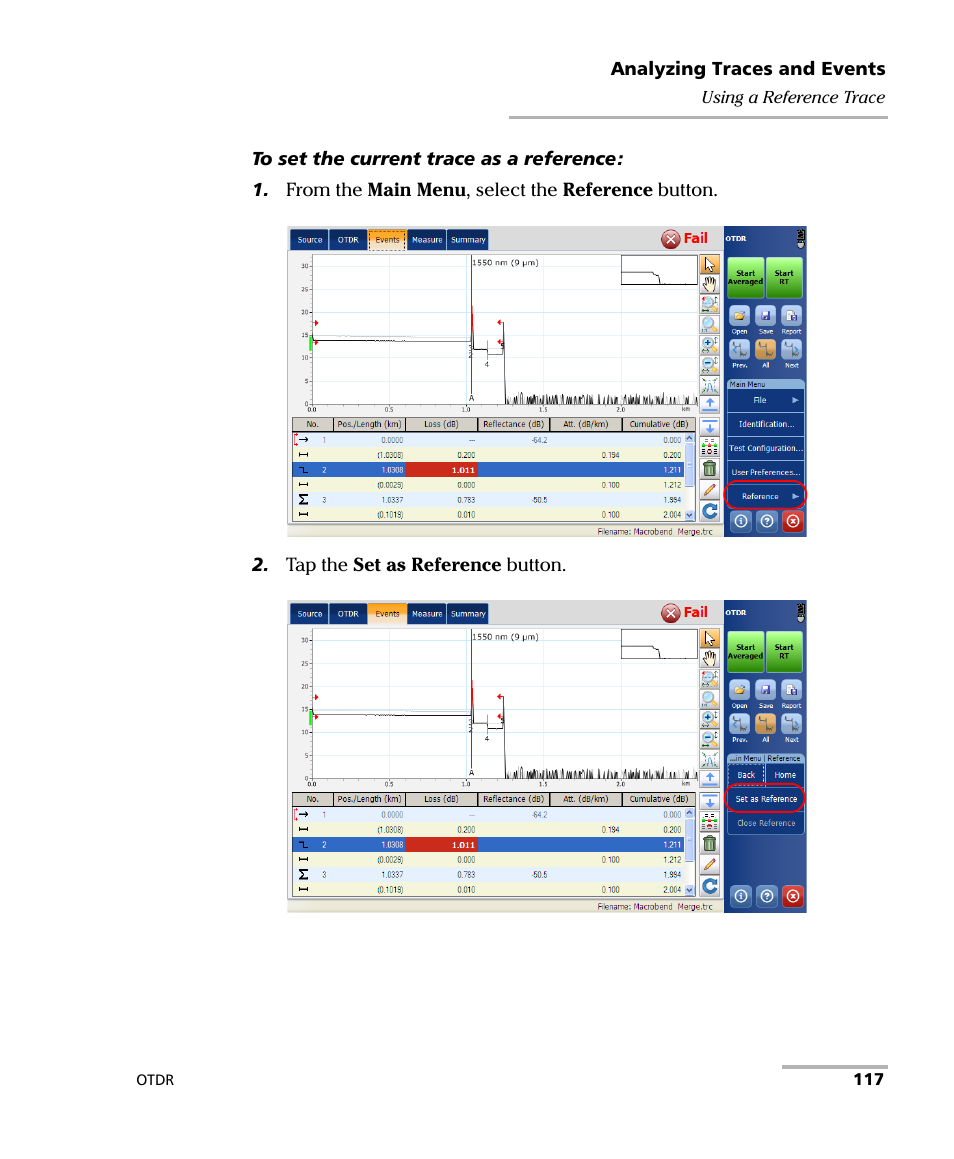 EXFO OTDR 2 User Manual | Page 125 / 219