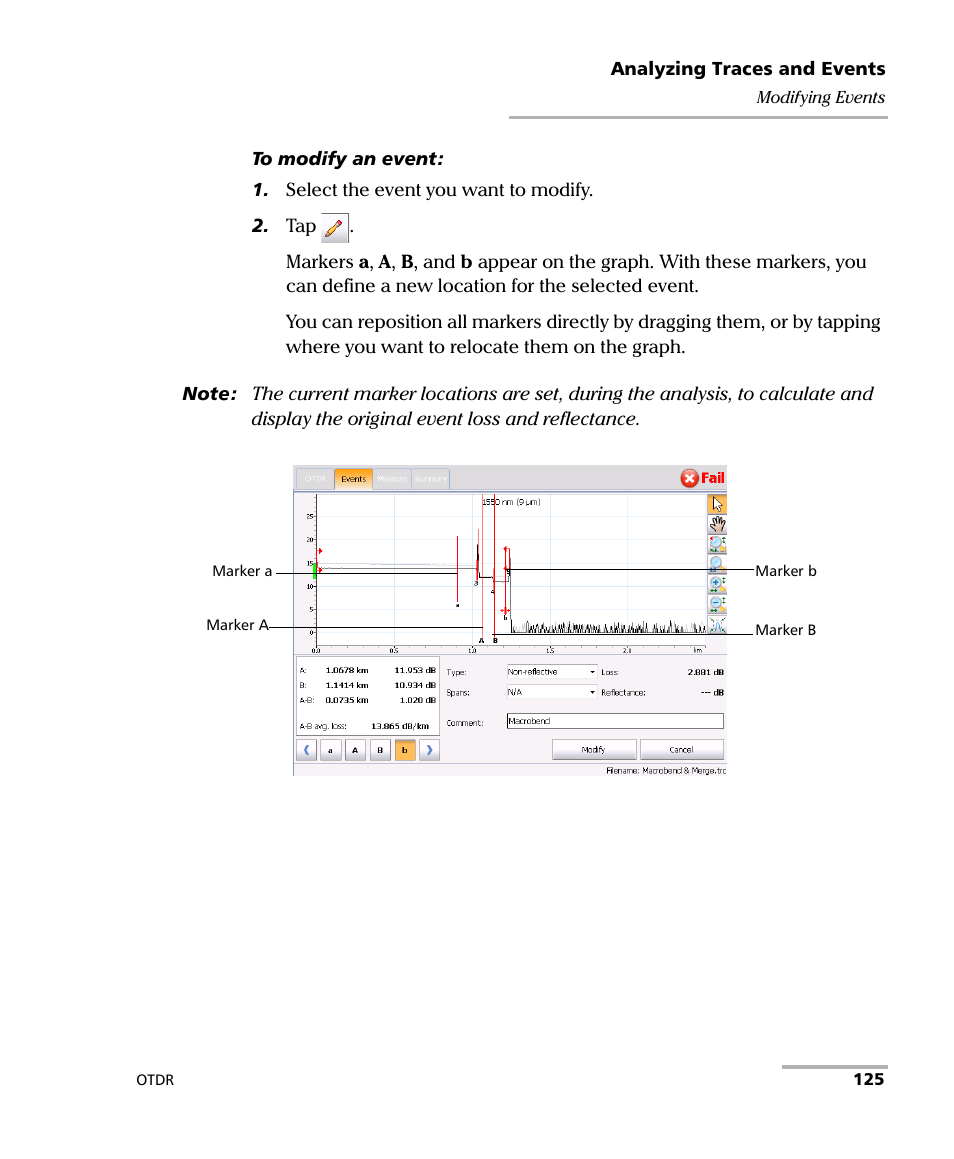 EXFO OTDR 2 User Manual | Page 133 / 219