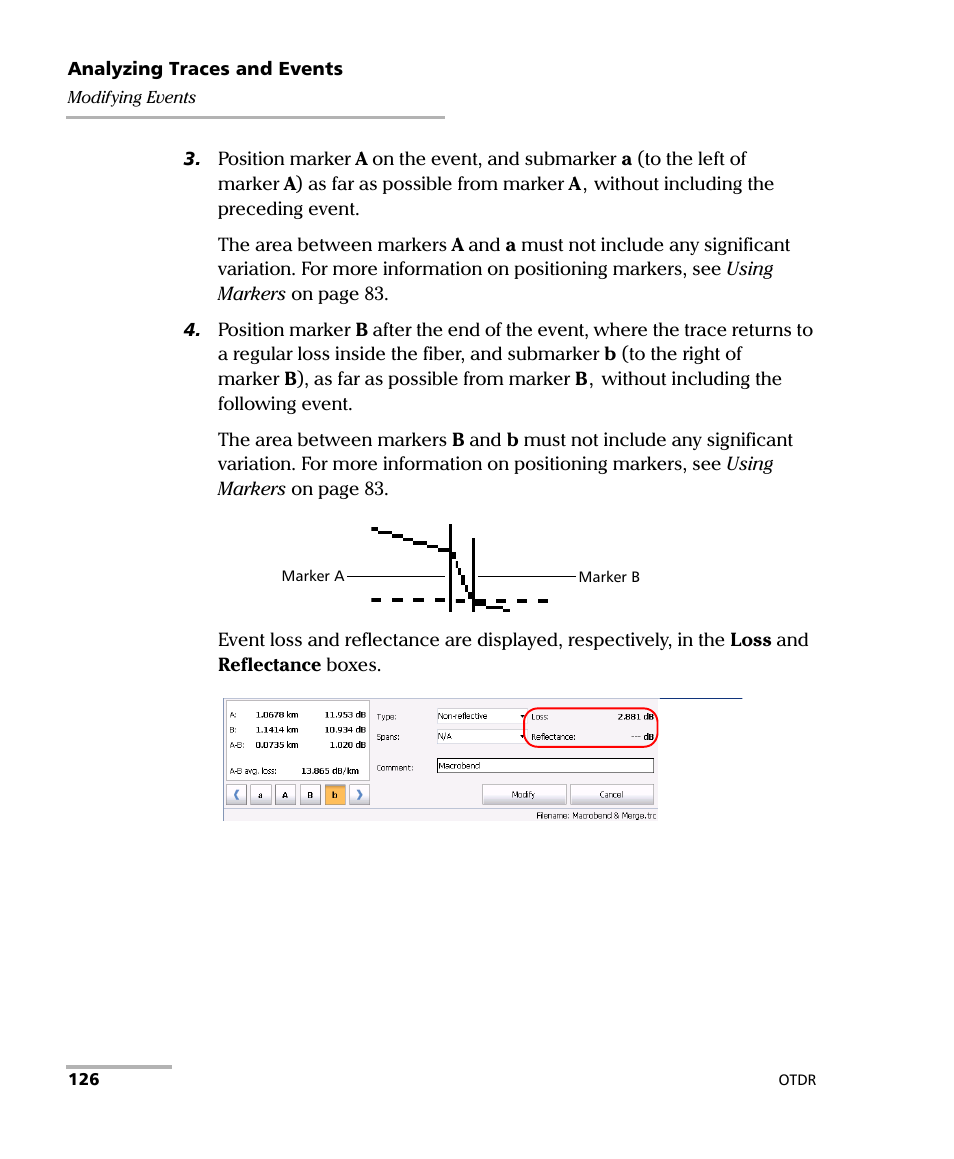 EXFO OTDR 2 User Manual | Page 134 / 219