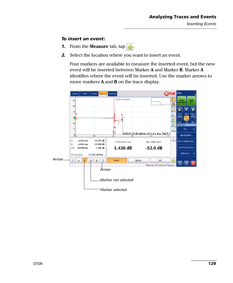 EXFO OTDR 2 User Manual | Page 137 / 219