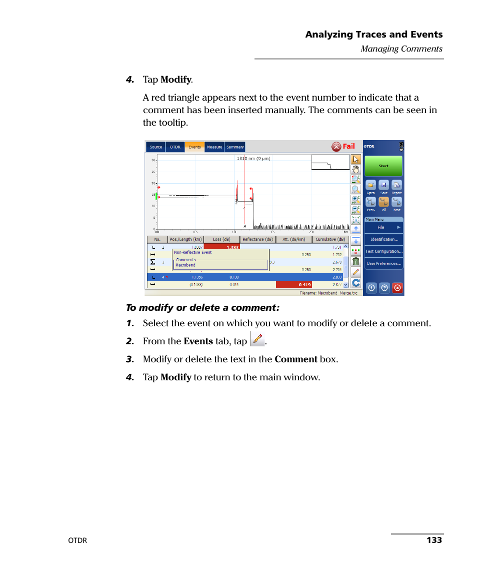 EXFO OTDR 2 User Manual | Page 141 / 219