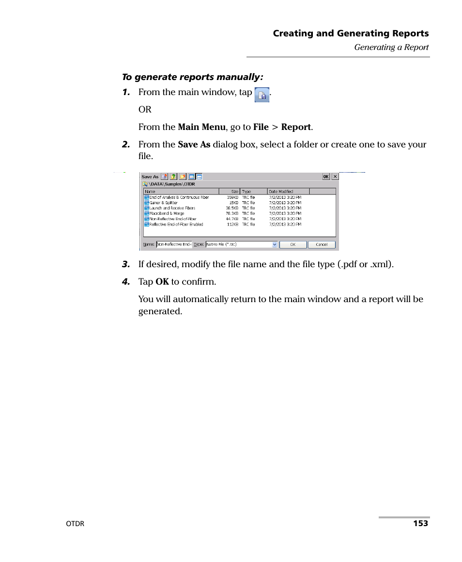 EXFO OTDR 2 User Manual | Page 161 / 219