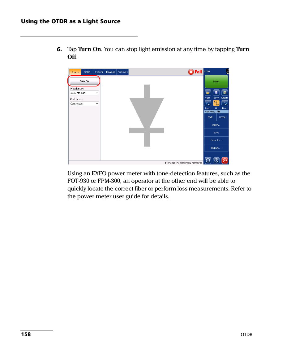 EXFO OTDR 2 User Manual | Page 166 / 219