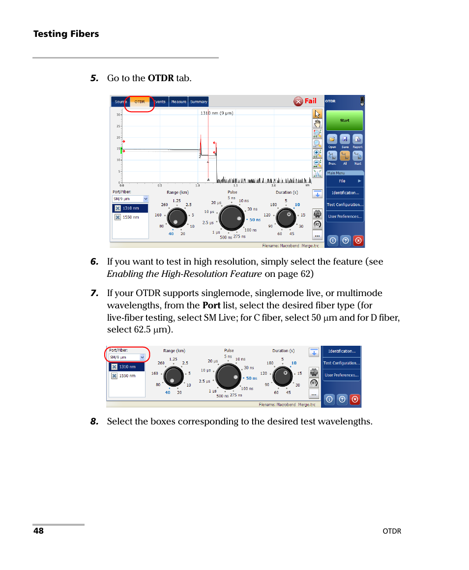 EXFO OTDR 2 User Manual | Page 56 / 219