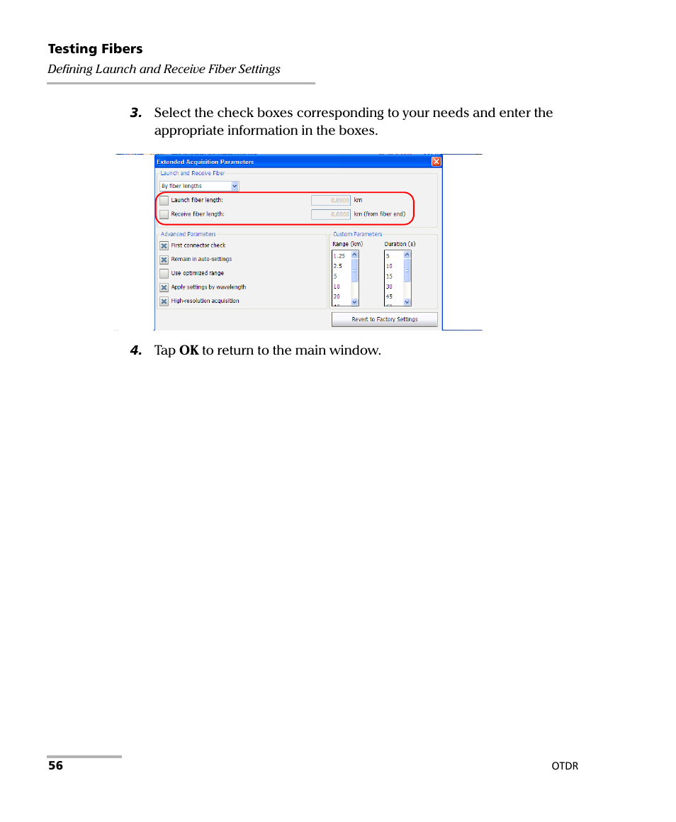 EXFO OTDR 2 User Manual | Page 64 / 219