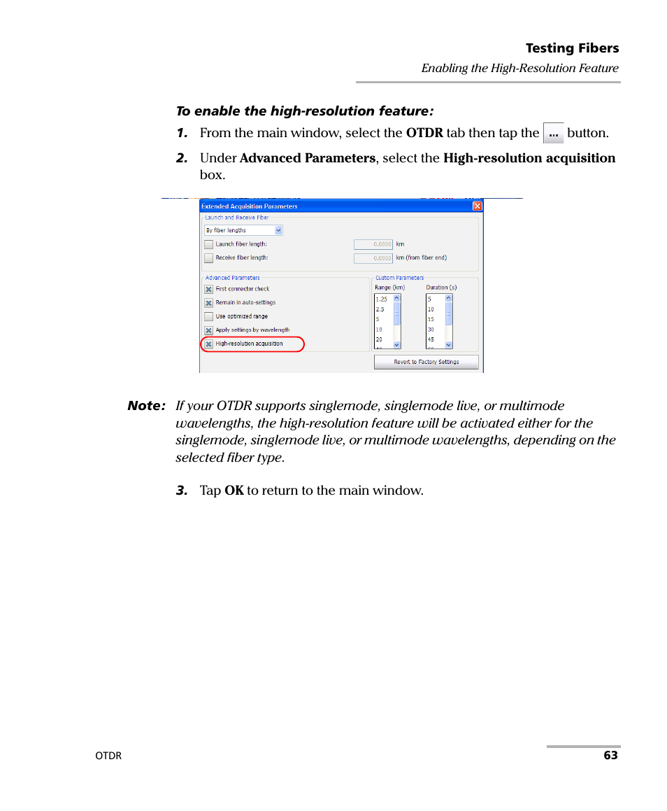 EXFO OTDR 2 User Manual | Page 71 / 219