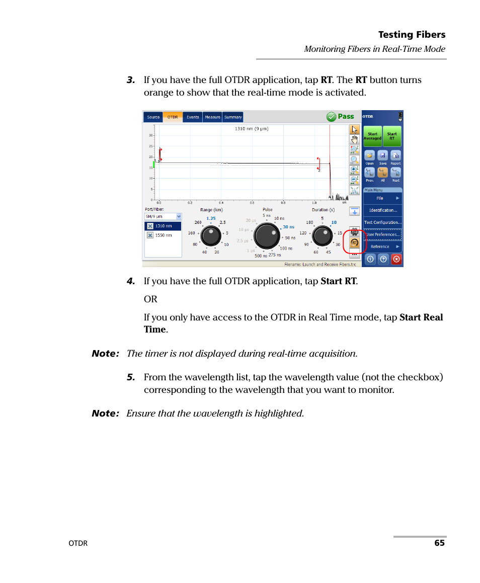 EXFO OTDR 2 User Manual | Page 73 / 219