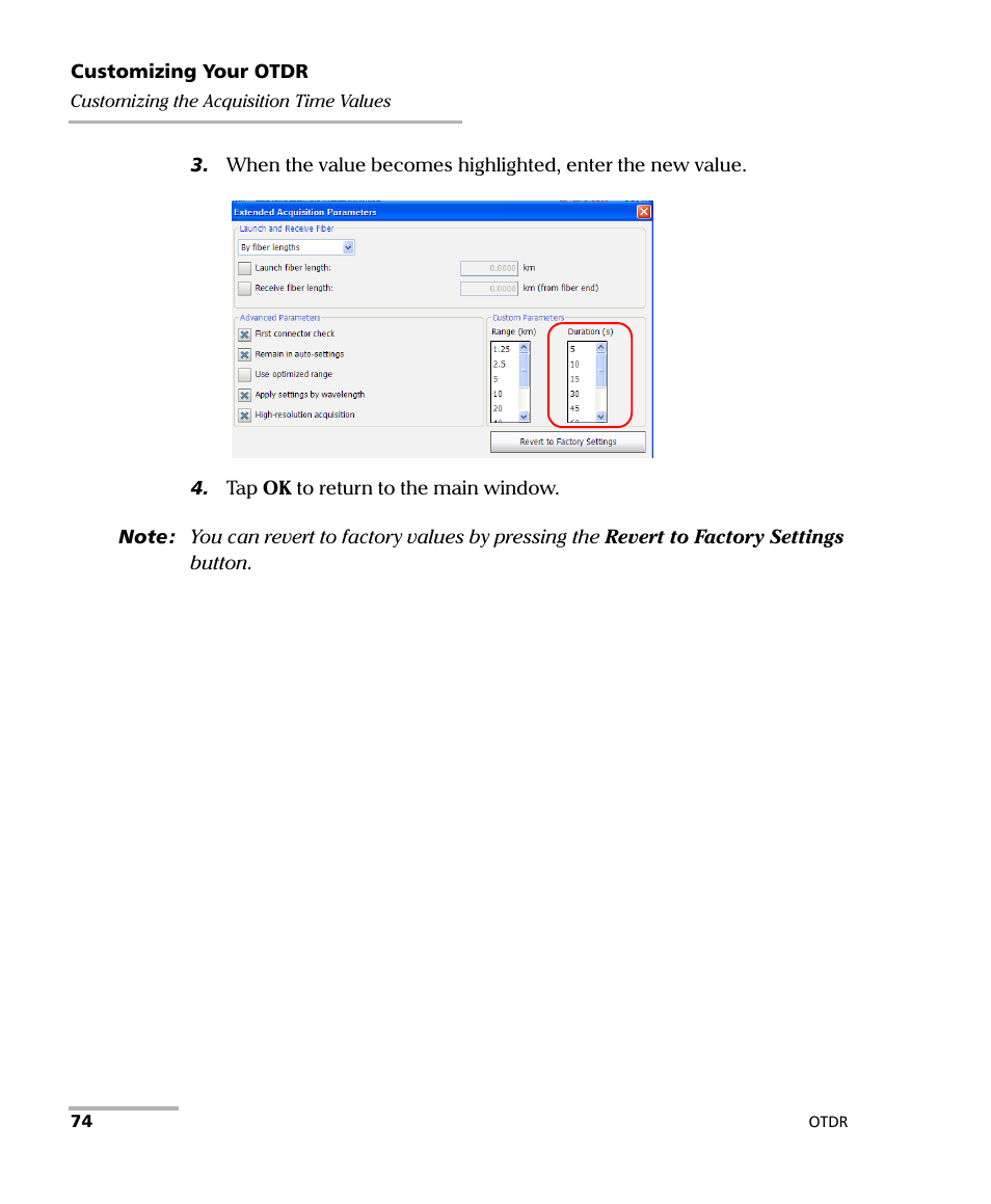 EXFO OTDR 2 User Manual | Page 82 / 219