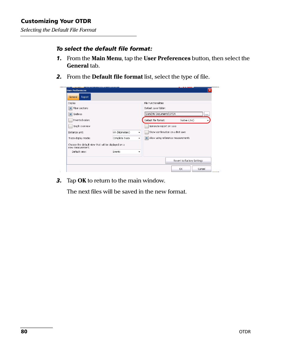 EXFO OTDR 2 User Manual | Page 88 / 219