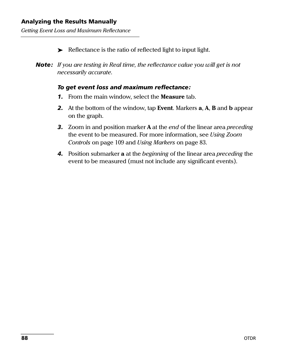 EXFO OTDR 2 User Manual | Page 96 / 219