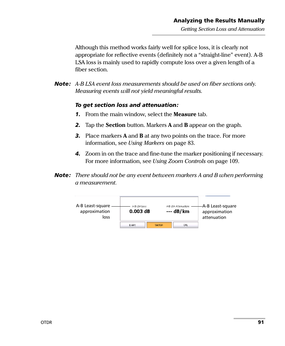 EXFO OTDR 2 User Manual | Page 99 / 219