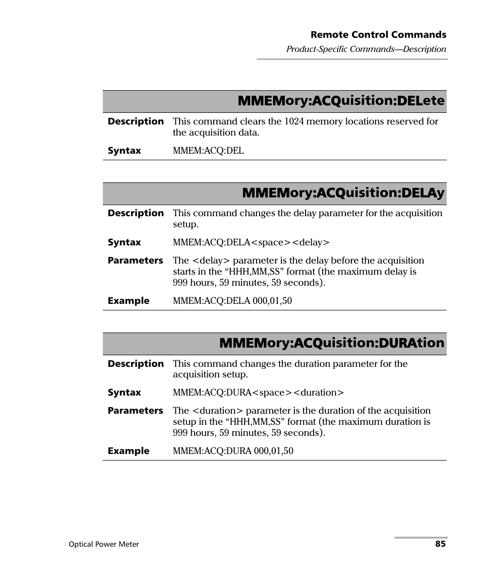 EXFO PM-1100 Optical Power Meter User Manual | Page 95 / 111