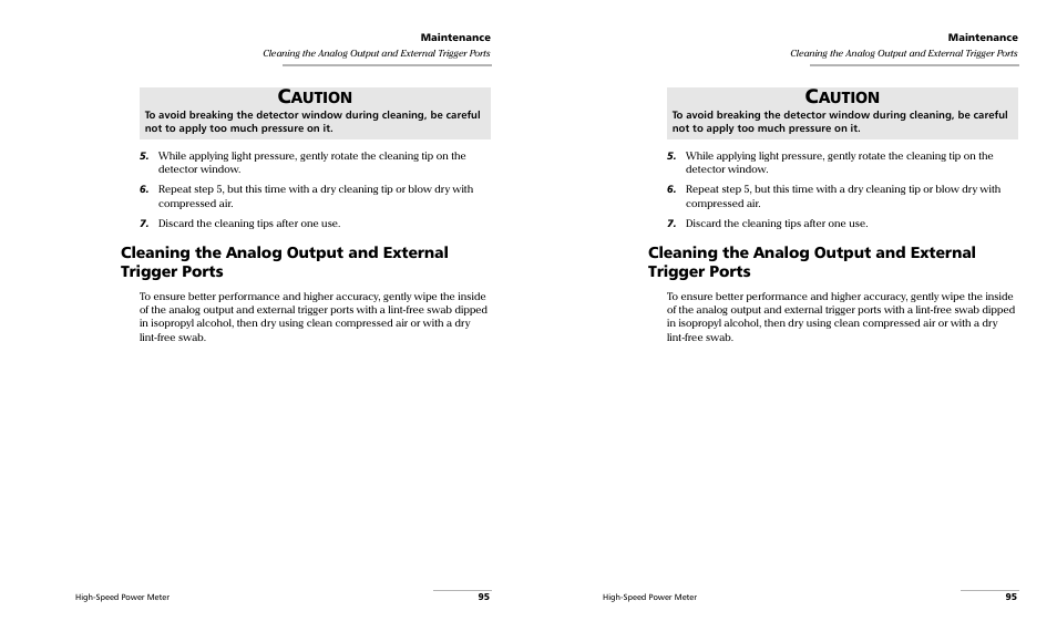 Aution | EXFO PM-1600 High-Speed Power Meter User Manual | Page 105 / 162