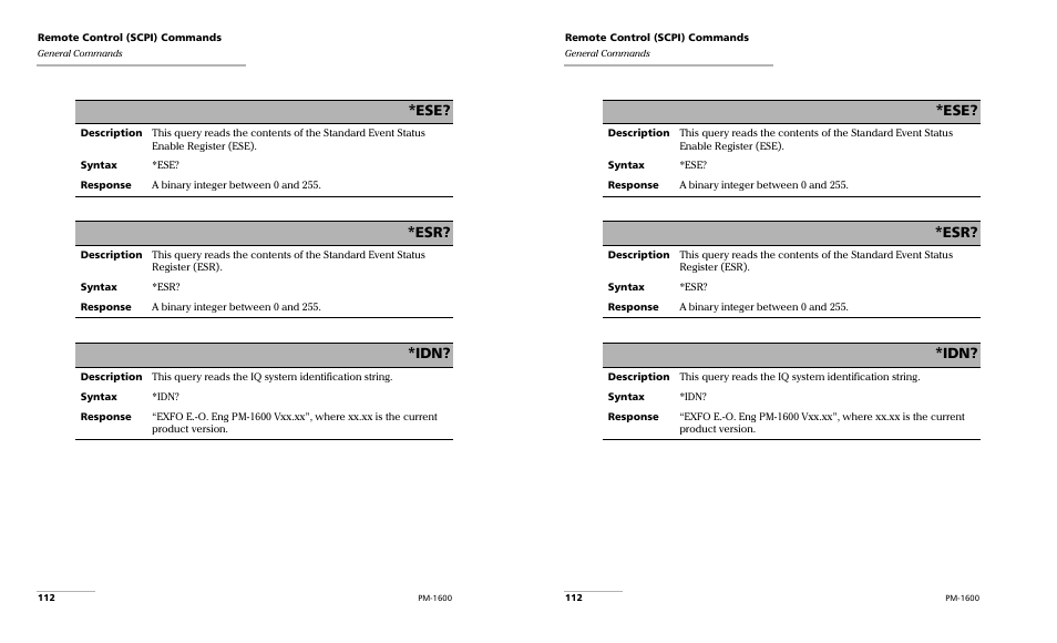 EXFO PM-1600 High-Speed Power Meter User Manual | Page 122 / 162