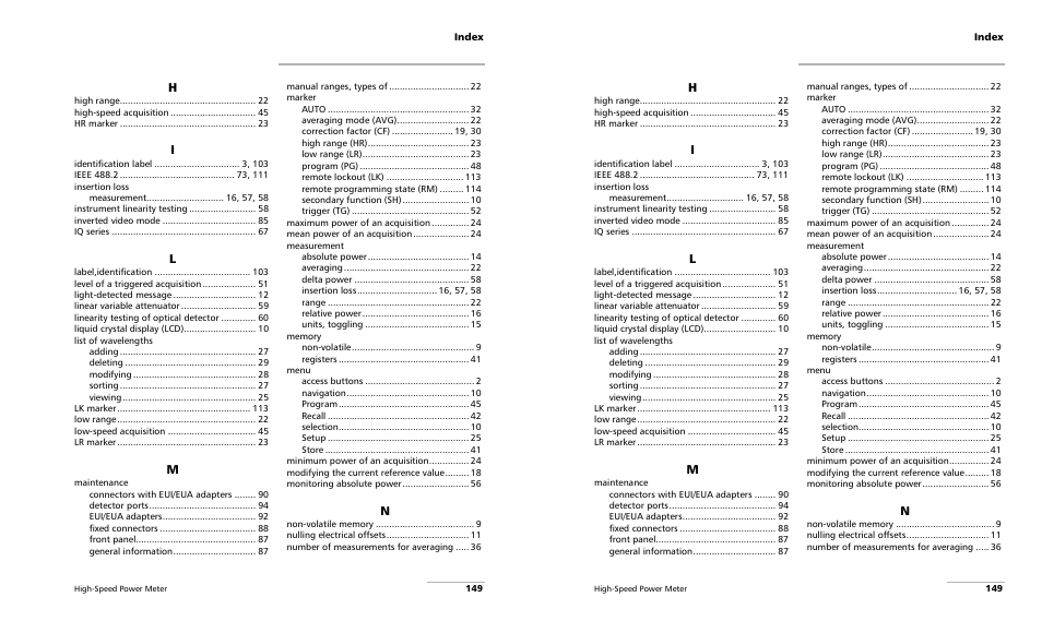 EXFO PM-1600 High-Speed Power Meter User Manual | Page 159 / 162