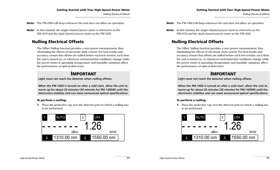 EXFO PM-1600 High-Speed Power Meter User Manual | Page 21 / 162