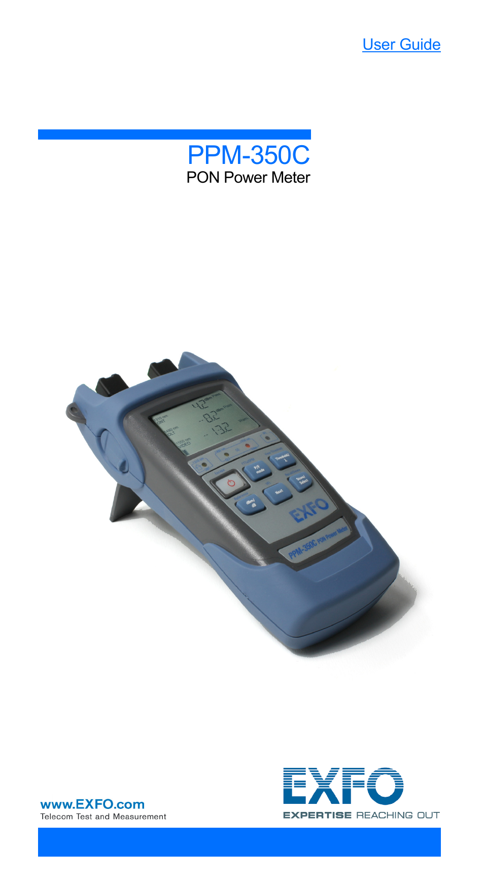 EXFO PPM-350C PON Power Meter User Manual | 47 pages