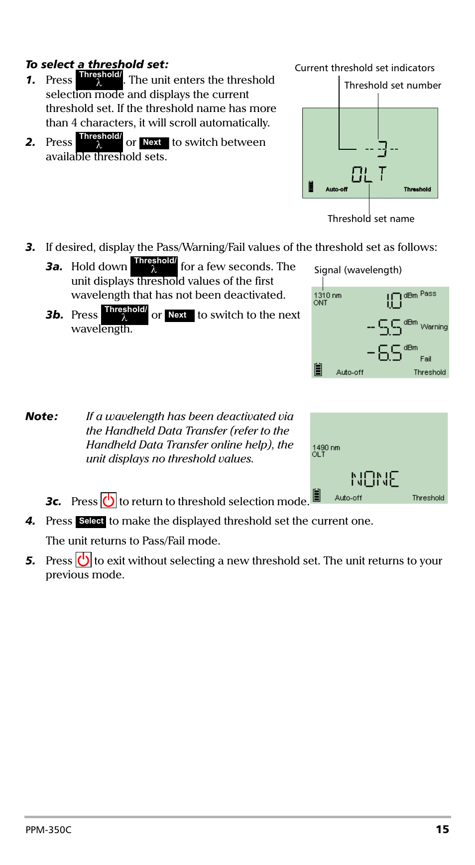 EXFO PPM-350C PON Power Meter User Manual | Page 21 / 47