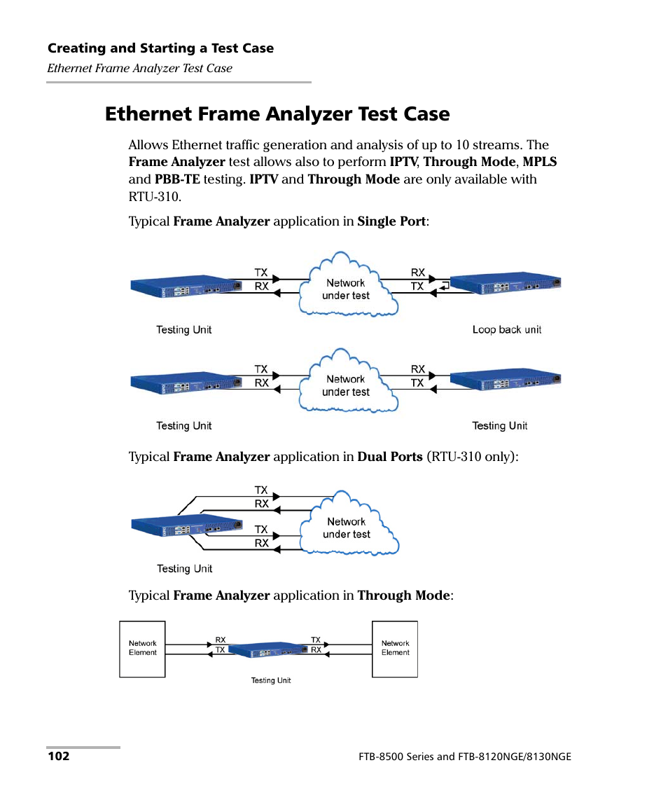 Ethernet frame analyzer test case | EXFO RTU 310-310G IP Services Test Head User Manual | Page 114 / 547