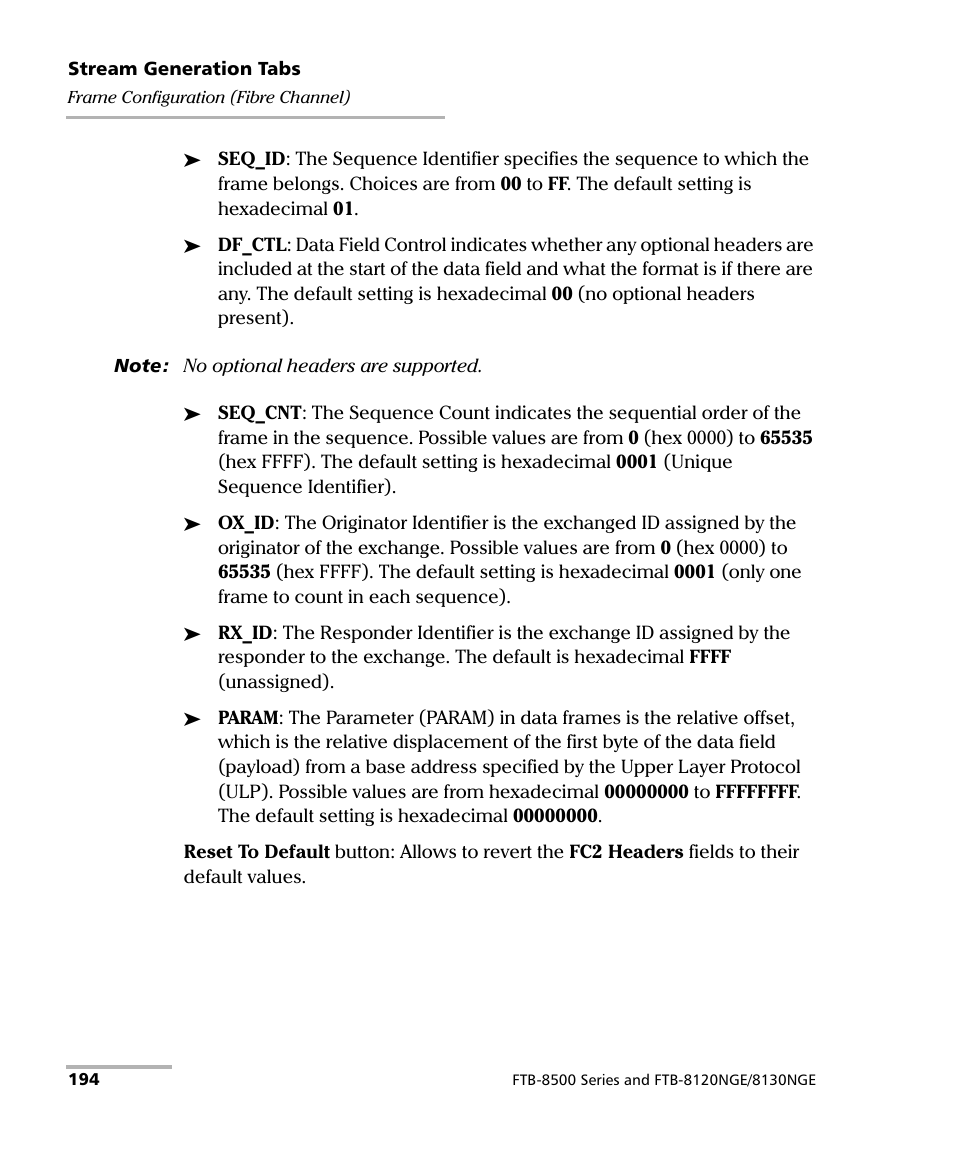 EXFO RTU 310-310G IP Services Test Head User Manual | Page 206 / 547