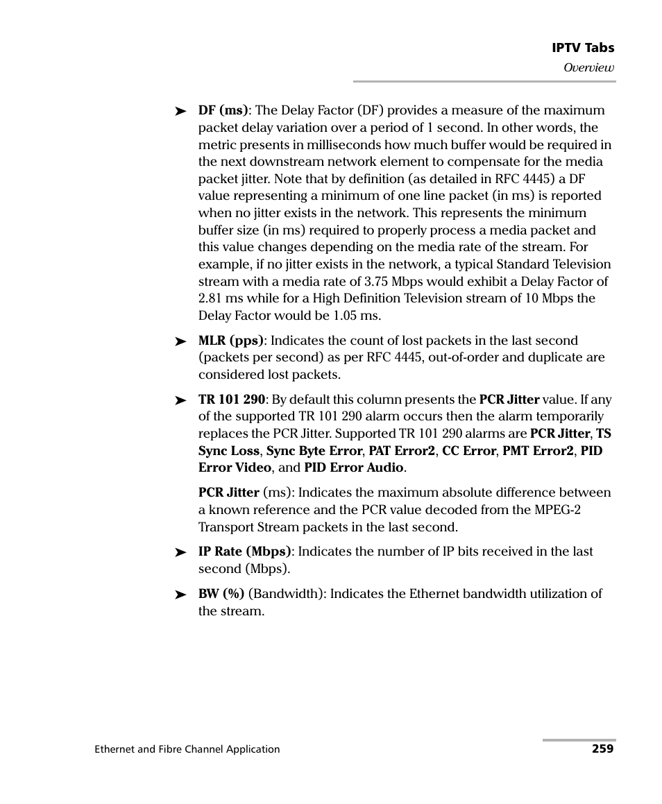 EXFO RTU 310-310G IP Services Test Head User Manual | Page 271 / 547