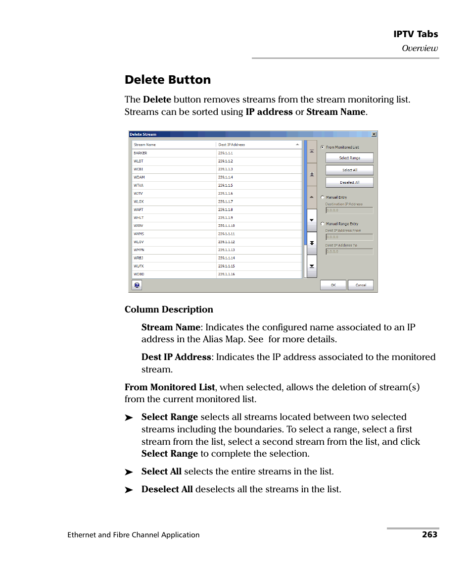 Delete button | EXFO RTU 310-310G IP Services Test Head User Manual | Page 275 / 547