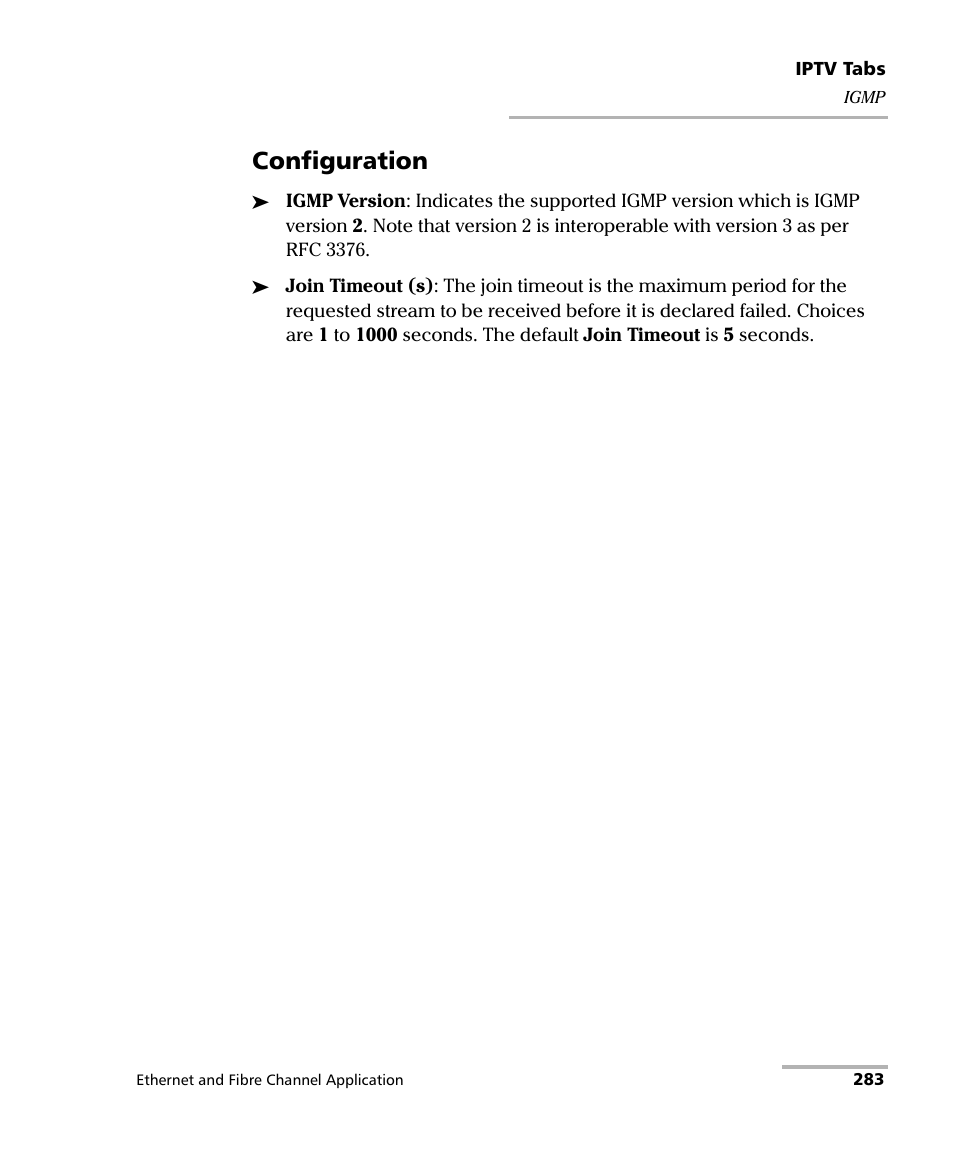 Configuration | EXFO RTU 310-310G IP Services Test Head User Manual | Page 295 / 547