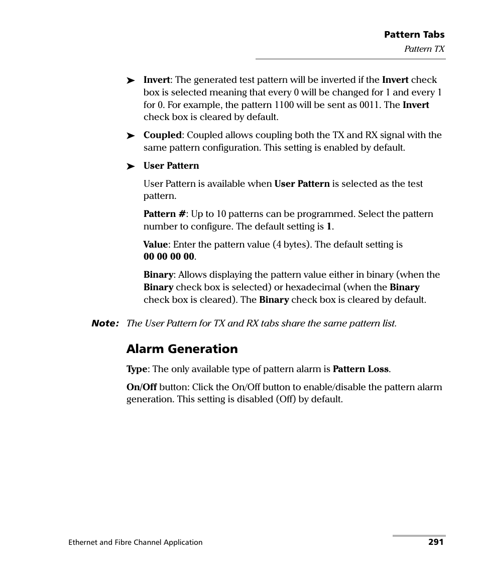 Alarm generation | EXFO RTU 310-310G IP Services Test Head User Manual | Page 303 / 547