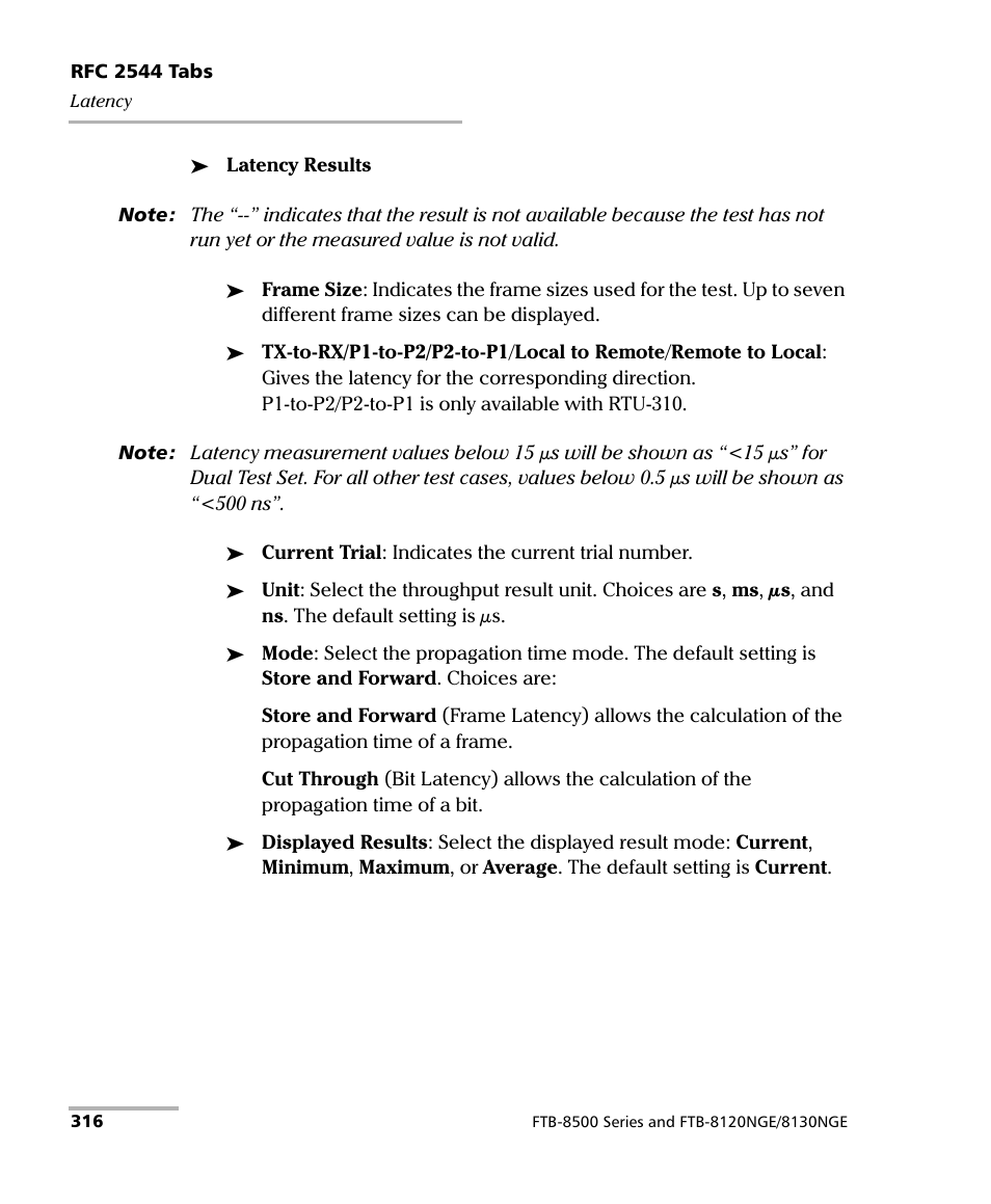 EXFO RTU 310-310G IP Services Test Head User Manual | Page 328 / 547