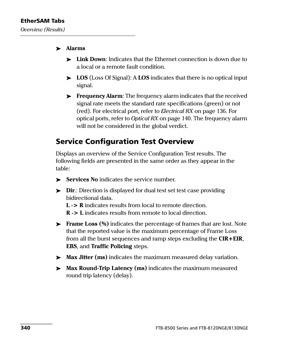 Service configuration test overview | EXFO RTU 310-310G IP Services Test Head User Manual | Page 352 / 547